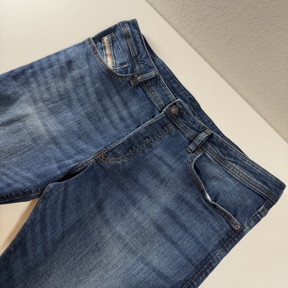 Diesel Other - Diesel Buster Jeans Men's 38x30 Regular Slim Tapered Blue Denim A00894 RB062